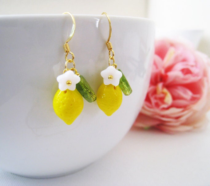 Lovely Lemon Earrings