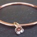 Flower Charm Bangle