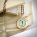 Seahorse Locket - Bronze Necklace - Wearable Art with Bronze Chain