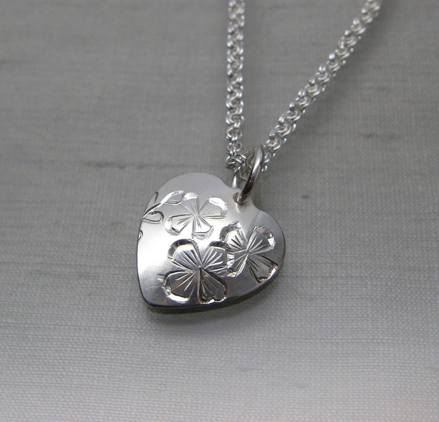 Flowered Heart Pendant