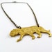 TIger Necklace, El Tigre, Handmade