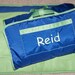 Nap Mat Navy and green Personalized for Preschool--In 12 colors
