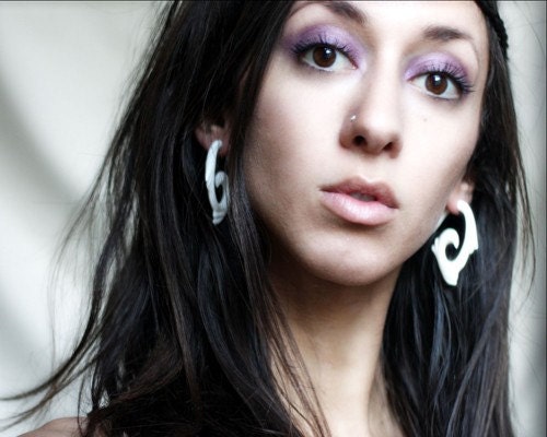 Fake Gauges - Bone Earrings - Durrah Hooks