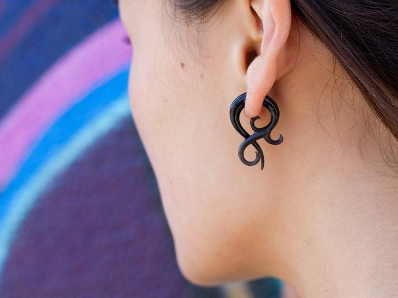 Fake Gauges - Small Horn Asalah Twists