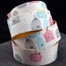 Handmade PEEL AND STICK Pastel Bird Cages Adhesive Fabric Deco Tape-for Crafting, Scrapbooking, Gift Wrapping, Decorating