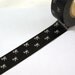 BLACK TINY BOWS Japanese Washi Paper Masking Tape-16.5 Yards