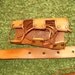 Archery Leather Set "Celtic Unicorn Head"