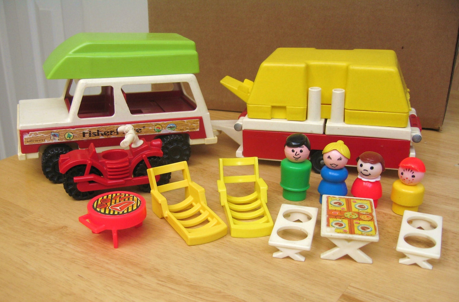 fisher price camping set vintage