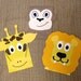 Giraffe Treat Sacks - Jungle Zoo Safari Theme Birthday Party Favor Bags by jettabees on Etsy