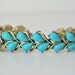 Vintage 1950s Trifari Teal Bracelet