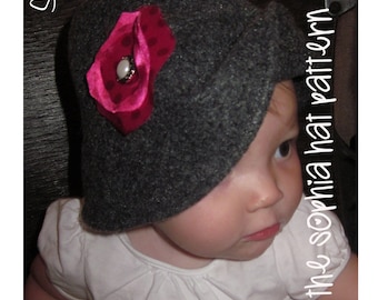 The Sophia Hat- girls sewing pattern