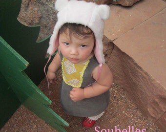 PDF sewing pattern - fleece bear hat, e-book