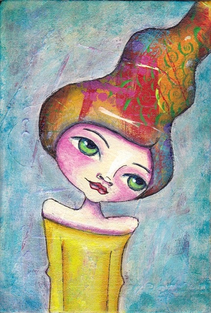 Reminiscing - ORIGINAL painting by Natasha May