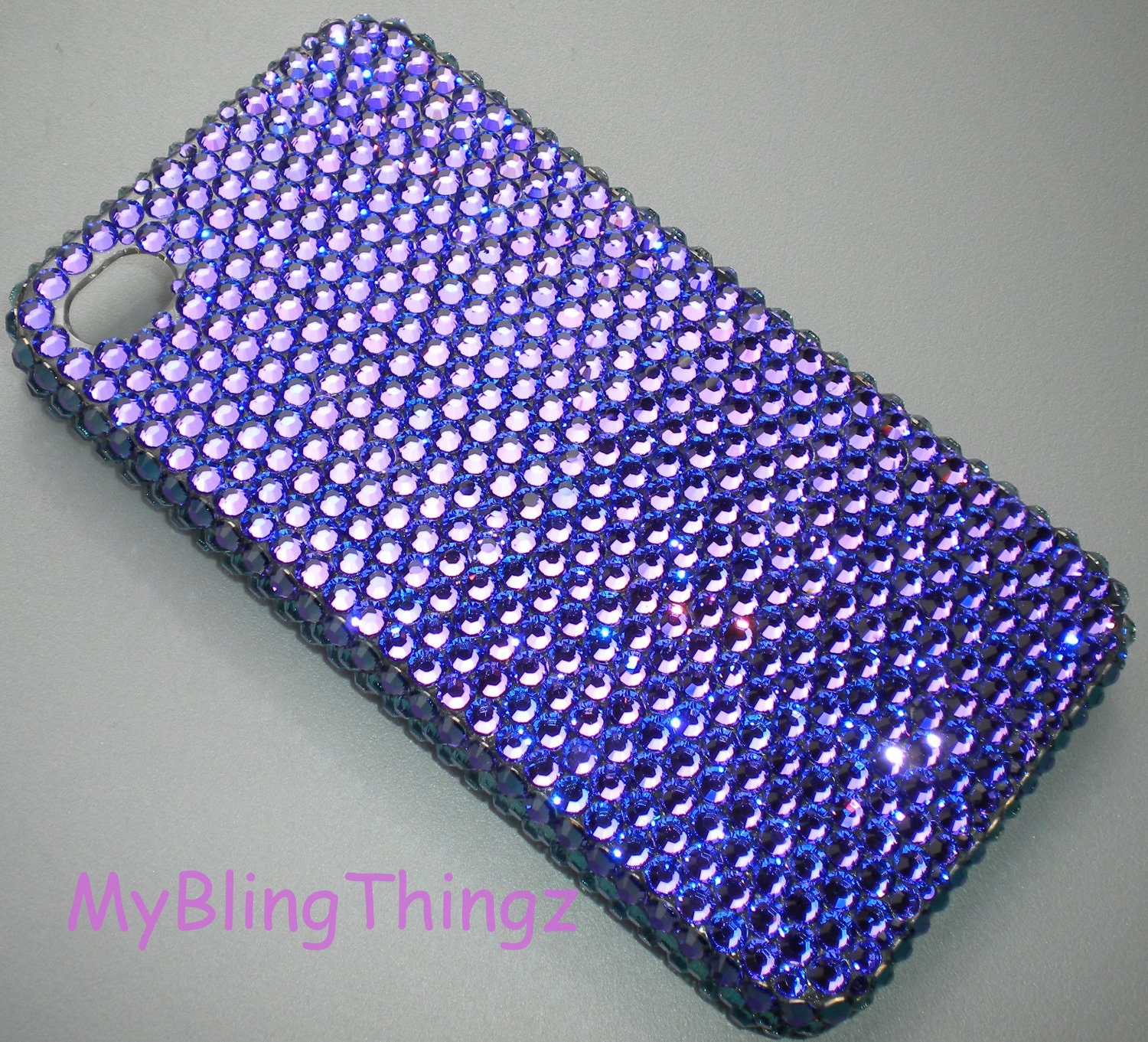 Made to Order HELIOTROPE Crystal Diamond Rhinestone BLING Back Case for Samsung Galaxy S3 III made with 100% Swarovski Elements