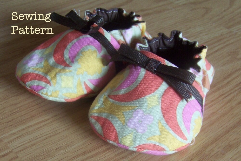 Reversible Seamless Crib Shoe PDF SEWING PATTERN