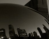 Chicago, The Bean, Chicago Skyline, 8" x 10", Original Signed Fine Art Photograph
