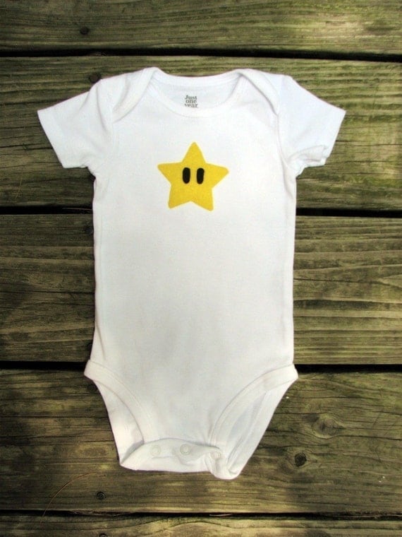 Star Power Onesie - Super Mario Brothers Videogame