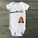Baby Onesie - Marshmallow Campfire Baby Gift