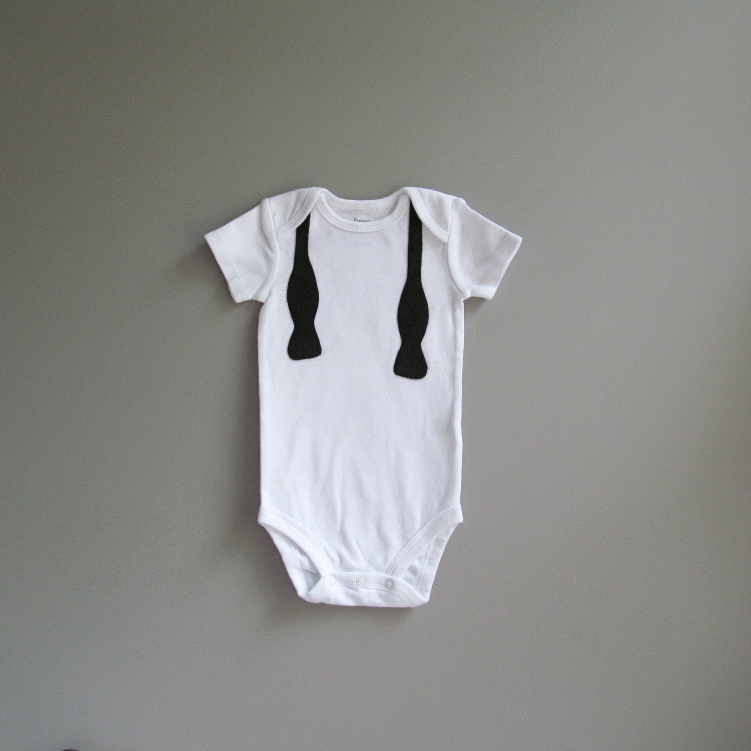 Baby Party Boy Onesie - Untied Bow Tie