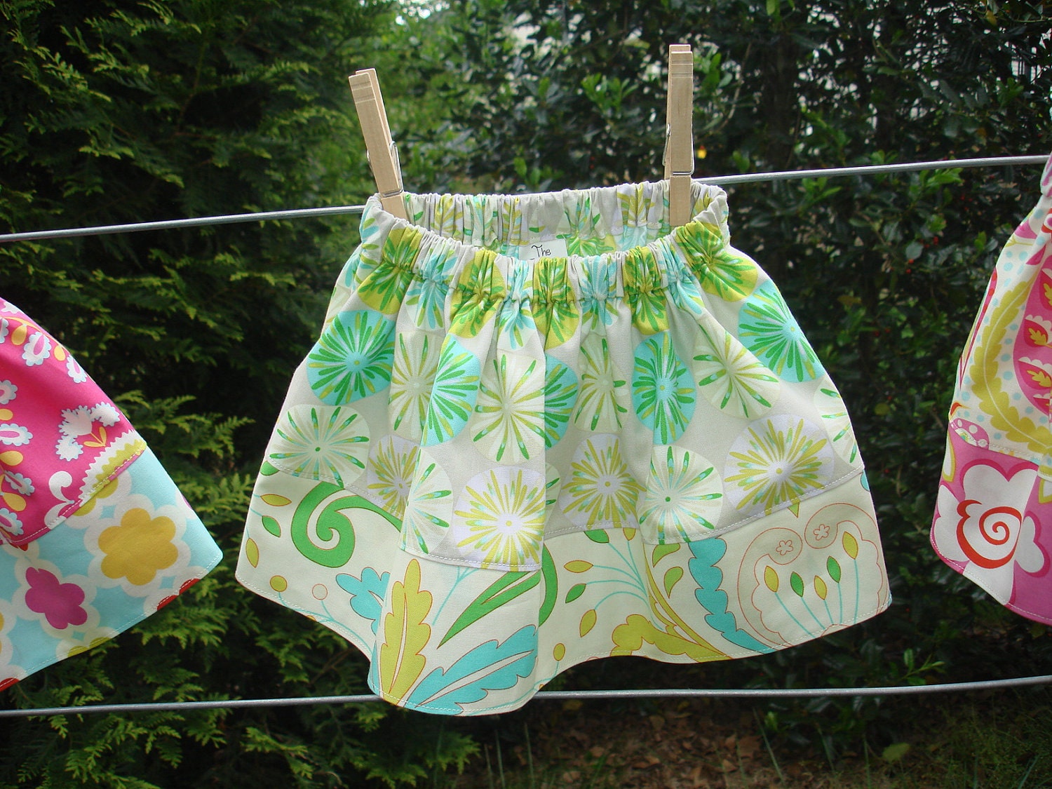 Girls Fun in the Sun Skirt size 12-18 months ready to ship