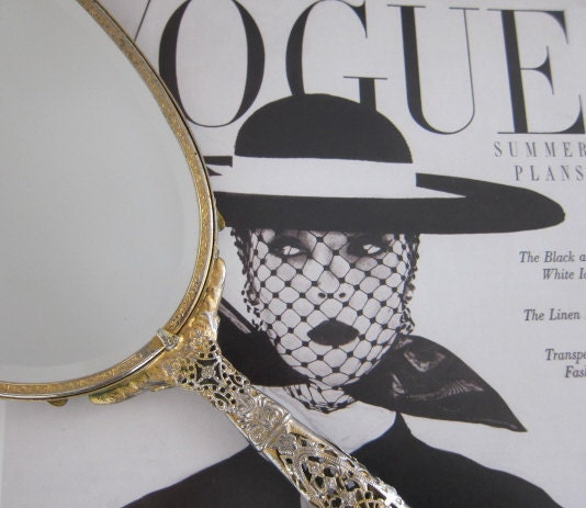 Vintage Hand Mirror