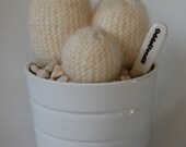 Trio Succulent Knitted Cacti - Fluffy White cactus