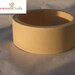 3 Small Unfinished Wood Flat Exterior Bangles