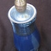 Tall Pottery Jar Lidded Cobalt Blue Handmade by Daisy Friesen