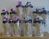 Personalized Ceramic Ice Cream Cup Favors, Waffle Cone-Sweet 16 Christening, communion, Bar/ Bat Mitzvah Ice cream Party