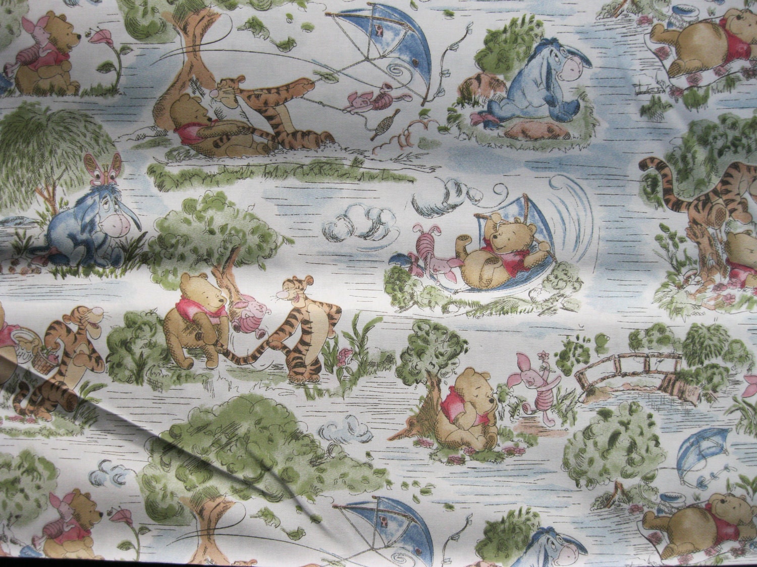 classic pooh fabric