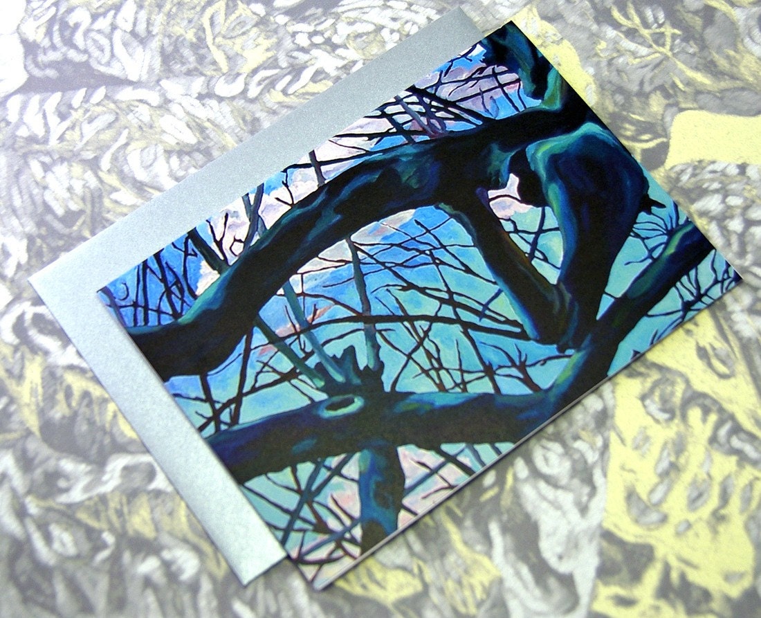 France Plane Trees Fine Art Greeting Card