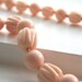 vintage long plastic PINK necklace