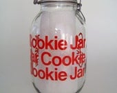 Carlton Glass Cookie Canister