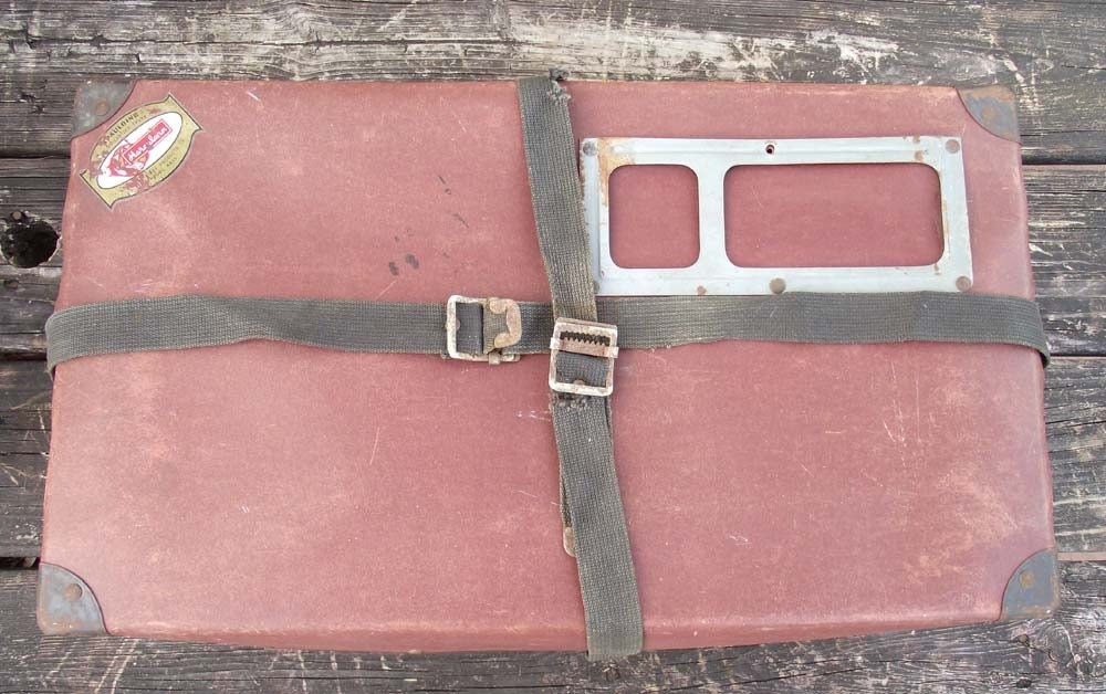 Herculean Shipping Box Canvas Straps Vintage Industrial