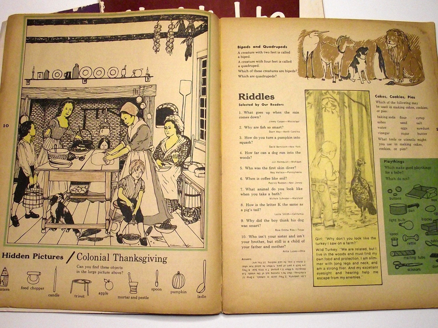 Vintage Highlights Childrens Magazines Set of 3