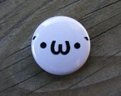 Shobon - Shy Denko Stalker Emote - Meme - 1 inch Pin Back Button