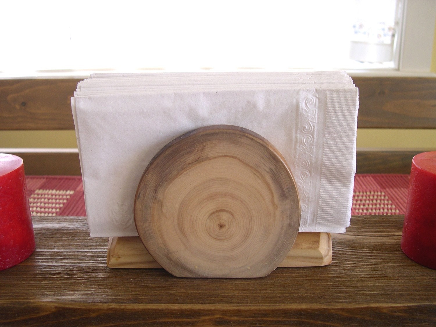 Aspen Log Napkin Holder No1