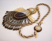 Black and Gold Pendant Éowyn Lord of the Rings