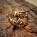 Viking Ring . Horse Heads . Oseberg . Bronze . Large