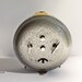 Hand painted on a Clock Vintage Russian mechanical alarm clock Jantar from Soviet Union