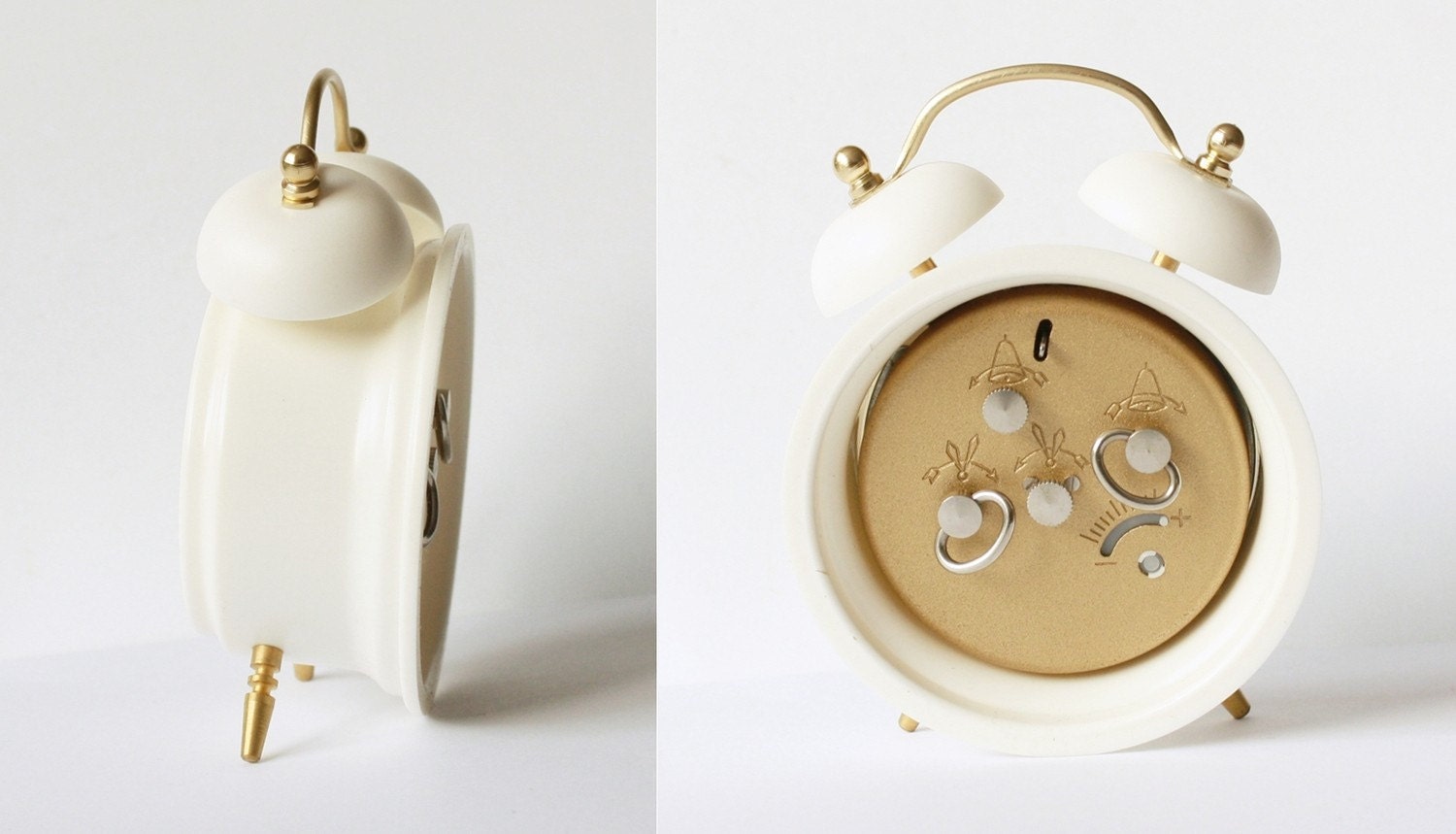 Vintage Russian mechanical alarm clock Slava from Soviet Union era NEVER USED
