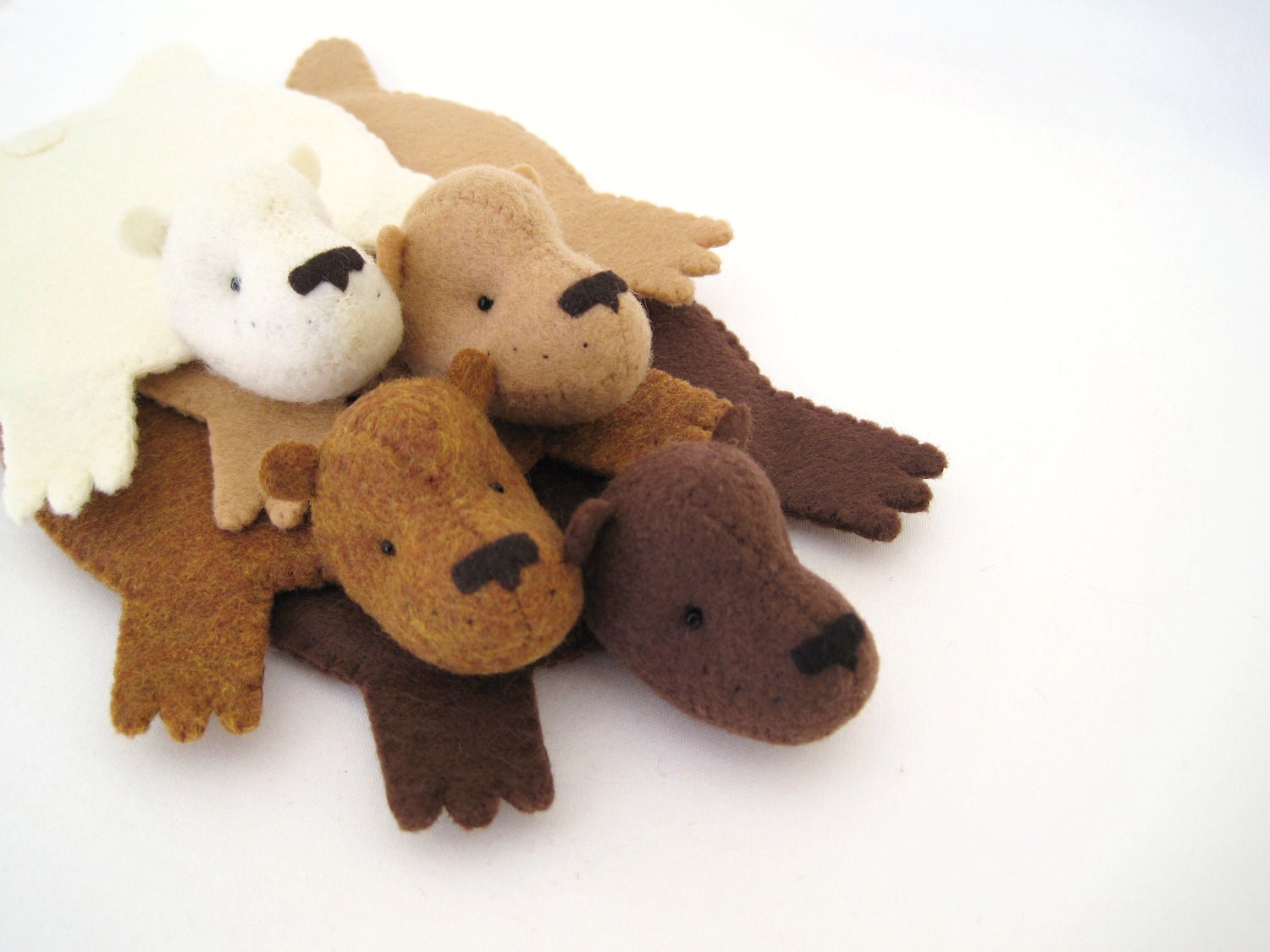 Bear Rug Coaster (Set of Four)