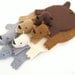 Bear Rug Coaster (Set of Two)