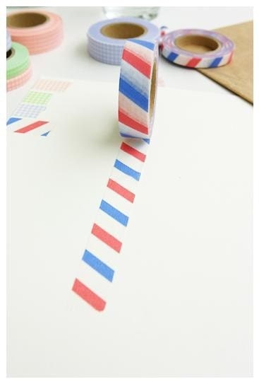 French Masking Tape - Airmail Stripes