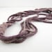 Scarf necklace loops infinity scarf neck wrap neck warmer tricot cords scarf knit necklace purple blend curationnation