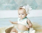 Crochet Pattern Set Bikini with Ruffles