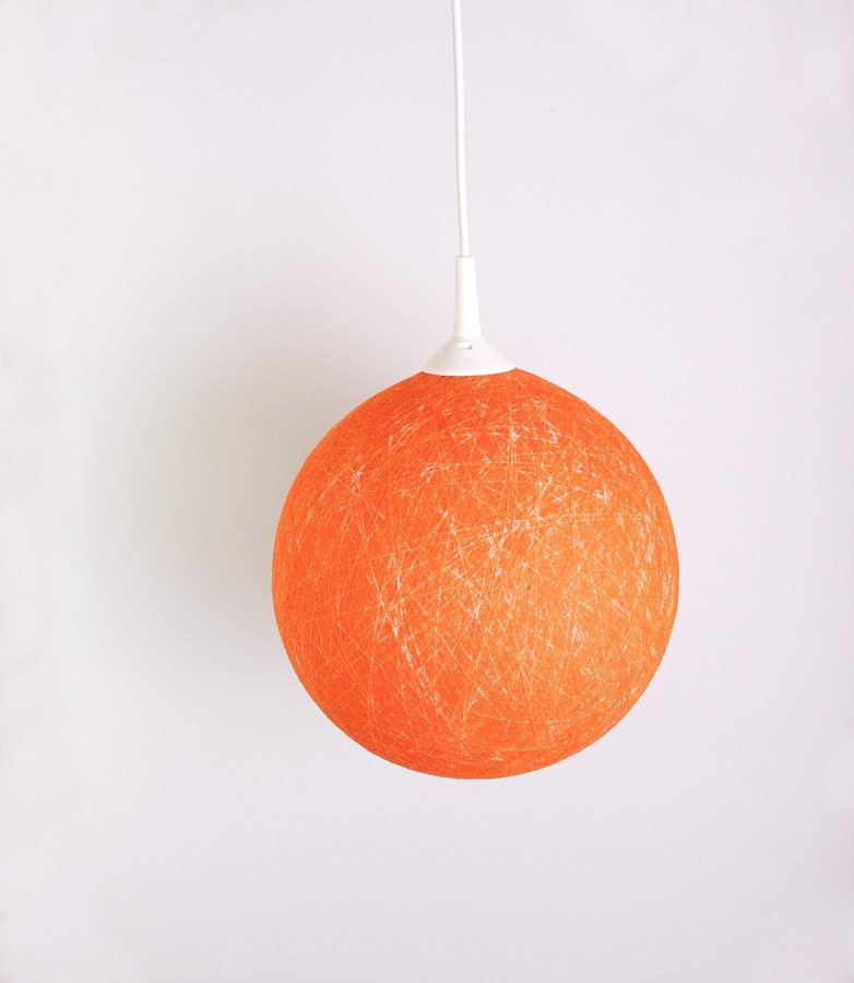 Hanging lamp, Contemporary design interior accent Orange Sunset by FiligreeCreations on Etsy - FiligreeCreations