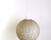 Handmade lamp, lighting, pendant light, hanging lamp, lamp shade, lamp, interior accent unisex Neutral gray by FiligreeCreations on Etsy