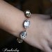 Swarovski Crystal Estate Style Bracelet, Bridal Bracelet, Clear Diamond, Wedding Jewelry
