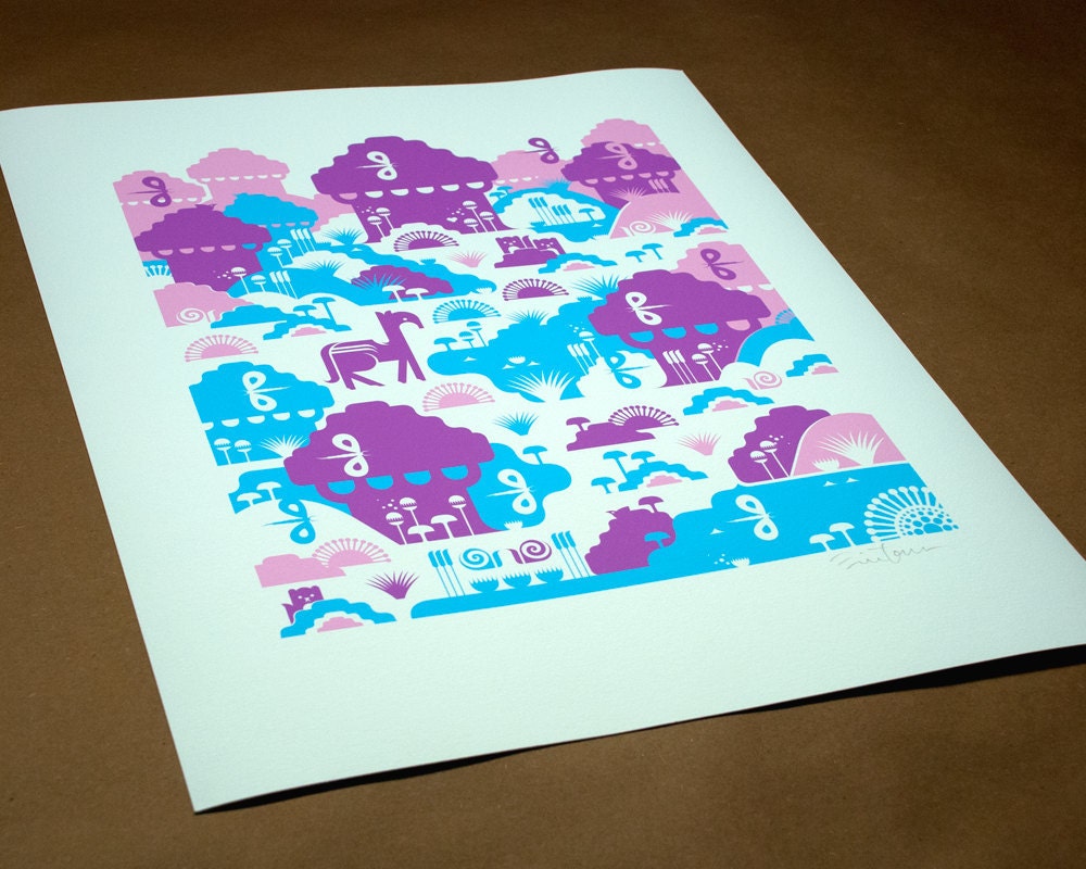 Doll Forest Print